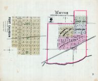Wayne, Fort Calhoun, Nebraska State Atlas 1885
